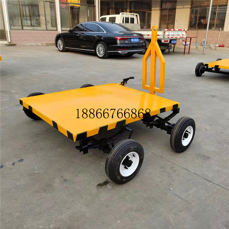 600kg拉桿轉(zhuǎn)向平板拖車(chē)